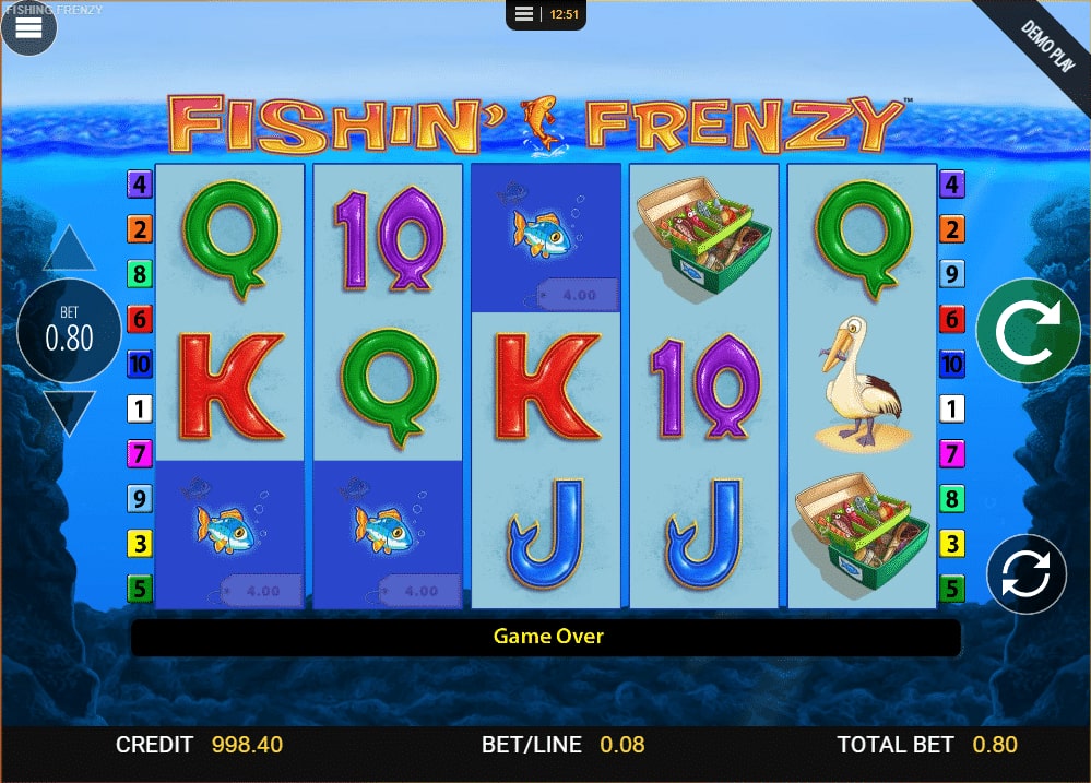 Image of Fishin Frenzy gameplay